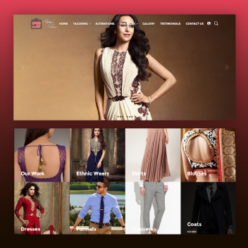 Chetnas tailors website developed by Hyvikk Solutions