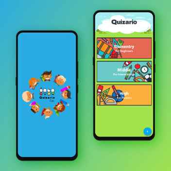 Quizario native android game app developed by Hyvikk Solutions