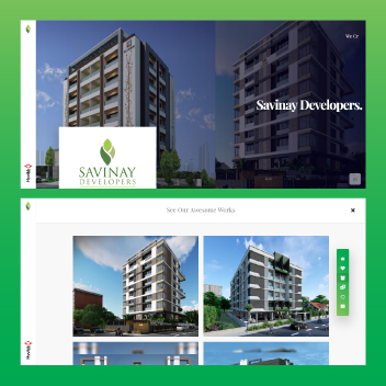 Savinay Developers user friendly website developed by Hyvikk Solutions